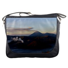 Sunrise Mount Bromo Tengger Semeru National Park  Indonesia Messenger Bags by Nexatart