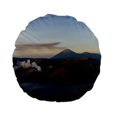 Sunrise Mount Bromo Tengger Semeru National Park  Indonesia Standard 15  Premium Round Cushions by Nexatart