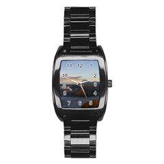 Sunrise Mount Bromo Tengger Semeru National Park  Indonesia Stainless Steel Barrel Watch by Nexatart