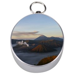 Sunrise Mount Bromo Tengger Semeru National Park  Indonesia Silver Compasses by Nexatart