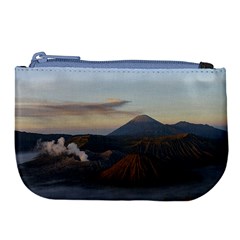 Sunrise Mount Bromo Tengger Semeru National Park  Indonesia Large Coin Purse by Nexatart