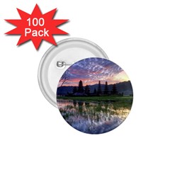 Tamblingan Morning Reflection Tamblingan Lake Bali  Indonesia 1 75  Buttons (100 Pack)  by Nexatart