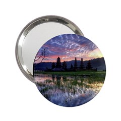 Tamblingan Morning Reflection Tamblingan Lake Bali  Indonesia 2 25  Handbag Mirrors by Nexatart