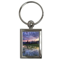 Tamblingan Morning Reflection Tamblingan Lake Bali  Indonesia Key Chains (rectangle)  by Nexatart