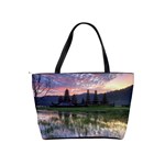 Tamblingan Morning Reflection Tamblingan Lake Bali  Indonesia Shoulder Handbags Back