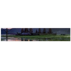 Tamblingan Morning Reflection Tamblingan Lake Bali  Indonesia Flano Scarf (large) by Nexatart