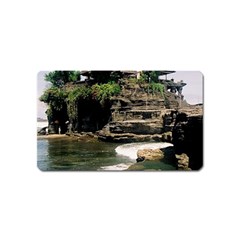 Tanah Lot Bali Indonesia Magnet (name Card) by Nexatart