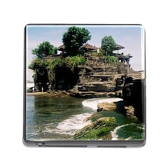 Tanah Lot Bali Indonesia Memory Card Reader (square) by Nexatart