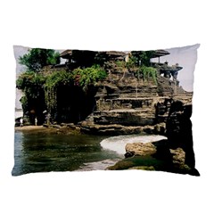 Tanah Lot Bali Indonesia Pillow Case (two Sides) by Nexatart