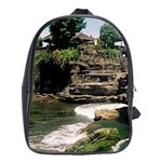 Tanah Lot Bali Indonesia School Bag (XL) Front