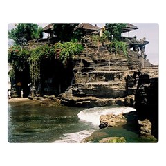 Tanah Lot Bali Indonesia Double Sided Flano Blanket (large)  by Nexatart