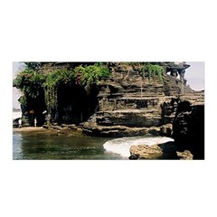 Tanah Lot Bali Indonesia Satin Wrap by Nexatart