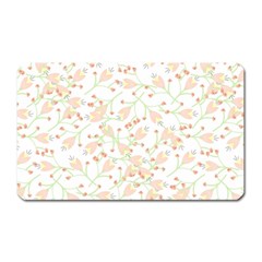 Small Floral Flowers Pattern  Magnet (Rectangular)