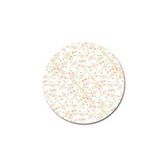 Small Floral Flowers Pattern  Golf Ball Marker (4 pack)