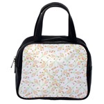 Small Floral Flowers Pattern  Classic Handbags (One Side) Front