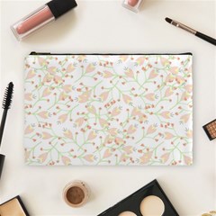 Small Floral Flowers Pattern  Cosmetic Bag (Large) 