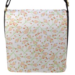 Small Floral Flowers Pattern  Flap Messenger Bag (S)