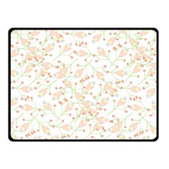 Small Floral Flowers Pattern  Double Sided Fleece Blanket (Small) 