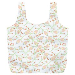 Small Floral Flowers Pattern  Full Print Recycle Bags (L) 