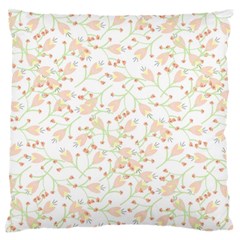 Small Floral Flowers Pattern  Standard Flano Cushion Case (One Side)