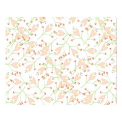 Small Floral Flowers Pattern  Double Sided Flano Blanket (Large) 