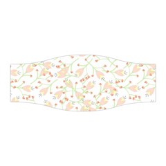 Small Floral Flowers Pattern  Stretchable Headband by paulaoliveiradesign