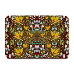 Fantasy Forest And Fantasy Plumeria In Peace Plate Mats by pepitasart