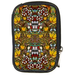 Fantasy Forest And Fantasy Plumeria In Peace Compact Camera Cases by pepitasart