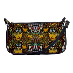 Fantasy Forest And Fantasy Plumeria In Peace Shoulder Clutch Bags by pepitasart