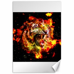 Fire Tiger Canvas 20  X 30  