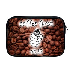 Coffee First, Ok Apple Macbook Pro 17  Zipper Case by stockimagefolio1