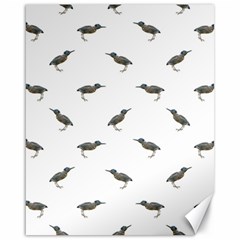 Exotic Birds Motif Pattern Canvas 16  X 20   by dflcprints