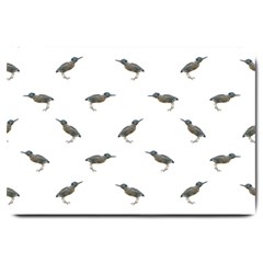 Exotic Birds Motif Pattern Large Doormat 