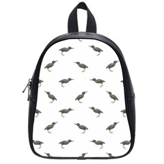 Exotic Birds Motif Pattern School Bag (small) by dflcprints