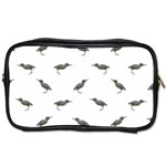 Exotic Birds Motif Pattern Toiletries Bags 2-Side Front