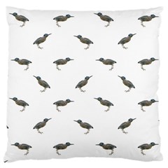 Exotic Birds Motif Pattern Large Cushion Case (one Side) by dflcprints