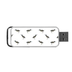 Exotic Birds Motif Pattern Portable Usb Flash (two Sides) by dflcprints