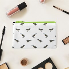 Exotic Birds Motif Pattern Cosmetic Bag (XS)