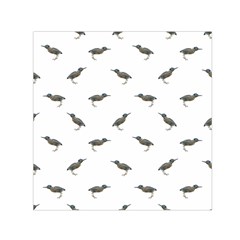 Exotic Birds Motif Pattern Small Satin Scarf (square)  by dflcprints