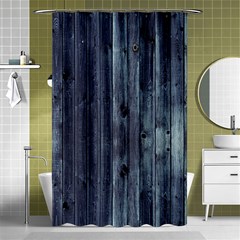 Grey Fence 2 Shower Curtain 48  X 72  (small)  by trendistuff