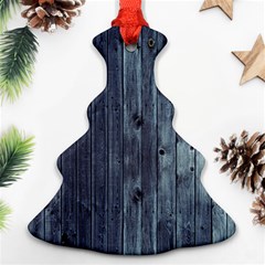 Grey Fence 2 Christmas Tree Ornament (two Sides) by trendistuff