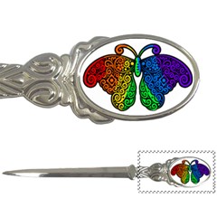 Rainbow Butterfly  Letter Openers by Valentinaart