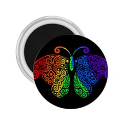 Rainbow Butterfly  2 25  Magnets by Valentinaart