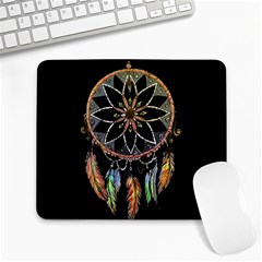 Dreamcatcher  Large Mousepads by Valentinaart