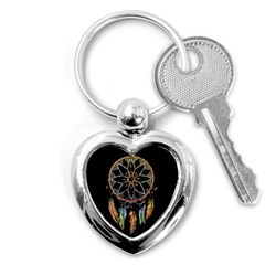 Dreamcatcher  Key Chains (heart)  by Valentinaart