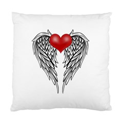 Angel Heart Tattoo Standard Cushion Case (two Sides) by Valentinaart