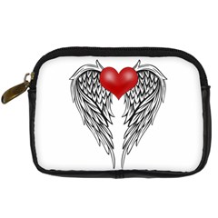 Angel Heart Tattoo Digital Camera Cases by Valentinaart