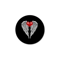 Angel Heart Tattoo Golf Ball Marker (4 Pack) by Valentinaart