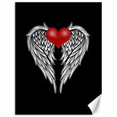 Angel Heart Tattoo Canvas 12  X 16   by Valentinaart