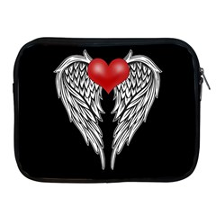 Angel Heart Tattoo Apple Ipad 2/3/4 Zipper Cases by Valentinaart